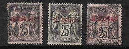 Alexandrie N° 11  X 3 Exemplaires Nuances De Couleurs   Oblitérés     B/TB         - Used Stamps