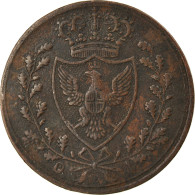 Monnaie, États Italiens, SARDINIA, Carlo Felice, Centesimo, 1826, Genoa, TTB - Piemonte-Sardegna, Savoia Italiana