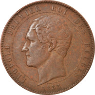 Monnaie, Belgique, 10 Centimes, 1853, TTB, Cuivre, KM:1.1 - 10 Cent