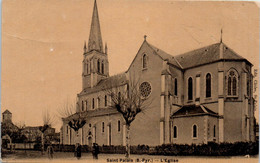 64 Saint PALAIS - L'église (pli Sur La Gauche)     * - Saint Palais