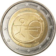 Slovénie, 2 Euro, EMU, 2009, TTB+, Bi-Metallic, KM:82 - Slovenia