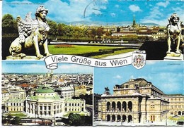 Viele Grüss Aus Wien : Schloss Belvédère ; Burgtheater ; Staatsoper - Belvedere