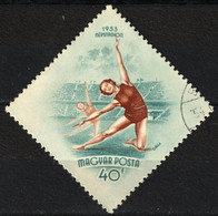 GYMNASTICS - 1953 HUNGARY - Used - SPORT Stadium Népstadion - Gymnastiek