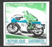 Gabon  N° 360 Moto Motobécane 125 LT3   Non Dentelé  Neuf ( * )  TB    - Motorräder