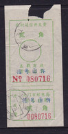 CHINA CHINE CINA  HUBEI TIANMEN 431700  POSTAL ADDED CHARGE LABELS (ACL) 0.20YUAN - Other & Unclassified