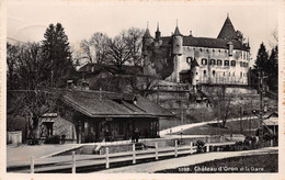 ¤¤   -   SUISSE   -   Chateau D' ORON Et La Gare     -  ¤¤ - Oron