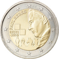 Estonia, 2 Euro, Paul Keres, 2016, SPL, Bi-Metallic, KM:New - Estonie