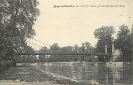 Dpts Div.-ref-AV303- Val D Oise - Jouy Le Moutier - Le Pont Suspendu Près Du Goujon De L Oise - Ponts - - Jouy Le Moutier