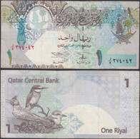 QATAR - 1 Riyal ND (2003) P# 20 Asia Banknote - Edelweiss Coins - Qatar