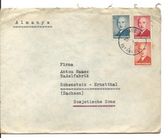 3 LETTRES 1948 POUR L'ALLEMAGNE - Briefe U. Dokumente