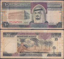 SAUDI ARABIA - 10 Riyals AH1379 (1983 AD) P# 23a Asia Banknote - Edelweiss Coins - Arabie Saoudite