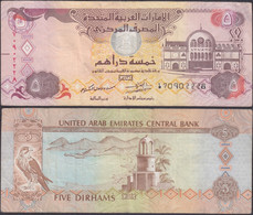 UNITED ARAB EMIRATES - 5 Dirhams AH1436 2015 AD P# 26c Asia - Edelweiss Coins - Emirati Arabi Uniti