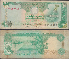 UNITED ARAB EMIRATES - 10 Dirhams AH1422 2001AD P# 20b Asia - Edelweiss Coins - United Arab Emirates