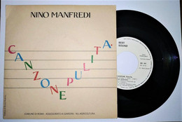 MA20 Disco Vinile 45 Giri NINO MANFREDI "CANZONE PULITA" - Disco Promozionale, 1982 BEST SOUND - 7'' Vinyl Record - Bambini