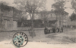 CPA 30  QUISSAC GROUPE SCOLAIRE ANIME 1902 - Quissac