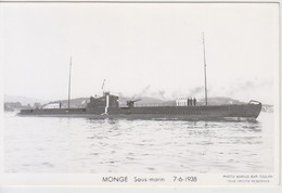 Delcampe - Carte Photo - Sous-Marin - 7-6-1938 - Unterseeboote