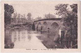 86. DANGE. Le Pont Sur La Vienne - Dange Saint Romain