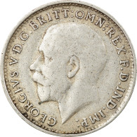 Monnaie, Grande-Bretagne, George V, 3 Pence, 1918, TTB, Argent, KM:813 - F. 3 Pence