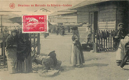 Portugal - LISBOA - Ovarinas No Mercado Da Ribeira 1915 - Lisboa