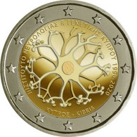 CYPRUS 2020 NEW 2 EURO COIN 30 YEARS OF INSTITURE FOR GENETICS UNC - Chypre