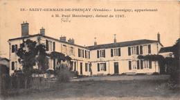 ¤¤    -   SAINT-GERMAIN-de-PRINCAY   -  Chateau De LOUSIGNY Appartenant à M. Paul Marchenay Datant De 1787      -  ¤¤ - Other & Unclassified