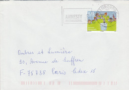 LUXEMBOURG SEUL SUR LETTRE POUR LA FRANCE 2013 - Covers & Documents