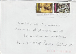 LUXEMBOURG AFFRANCHISSEMENT COMPOSE SUR LETTRE POUR LA FRANCE 2011 - Cartas & Documentos