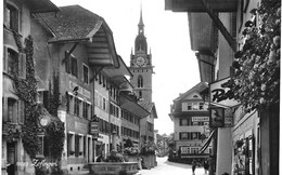 ZOFINGEN → Hotel Raben Und Drogerie Ott, Fotokarte 1960 - Zofingen