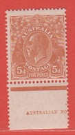 5d ORANGE-BROWN GEORGE V  Mint Unhinged Small Multiple Wmk 13,5 X 12,5 SG103a Mi78C II ACSC 126 DieII - Neufs