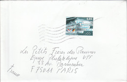 LUXEMBOURG SEUL SUR LETTRE POUR LA FRANCE 2014 - Lettres & Documents