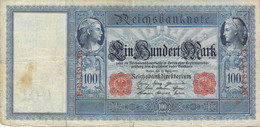 100 Mark Reichsbanknote VG/G (IV) - 100 Mark