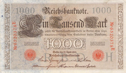 1000 Mark Reichsbanknote AU/EF (II) - 1000 Mark