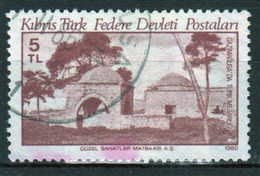 Cyprus Turkey Single Stamp Issued In 1980 As Part Of The Ancient Monuments Set. - Gebraucht