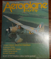 Aéroplane Monthly. August 1980 - Sonstige & Ohne Zuordnung