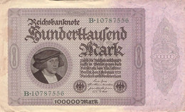 500.000 Mark Reichsbanknote 1923 VG/G (IV) - 500000 Mark