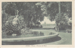 Italia : Cartolina Postale ROMA Fontana Del Mosè Al Pincio .n.v. - Parques & Jardines