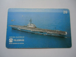 BRAZIL USED CARDS   BOATS SHIP   SHIPS - Schiffe