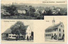 Gruss Aus HUMLIKON Postablage Schule Route Andelfingen-Henggart Gel. Feldpost N. Schaffhausen - Andelfingen