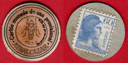 GUERRE CIVIL MONNAIE CARTON TB 8 -  Monedas De Necesidad