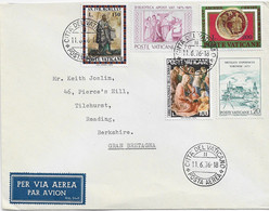 3572  Carta Aérea, Citta Del Vaticano 1976, Roma - Otros & Sin Clasificación