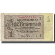 Billet, Allemagne, 1 Rentenmark, 1937, KM:173b, B+ - 1 Rentenmark