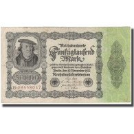 Billet, Allemagne, 50,000 Mark, 1922, KM:79, TB+ - 50.000 Mark