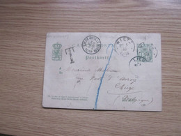 Luxembourg 1888 T To Liege - Other & Unclassified