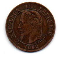 2 Centimes 1862 K -   TTB - Other & Unclassified