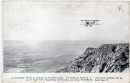 Le Lieutenant Thoret Le 26 Aout 1924 à SAINT REMY DE PROVENCE  Sur Avion Hanriot (120447) - Saint-Remy-de-Provence