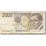 Billet, Italie, 2000 Lire, 1990-1992, Undated (1990-92), KM:115, TB - 2000 Liras