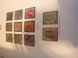 Inde - Timbres De Collection -  Années 1911 - 1927 - 1934 - 1937 - 1968 - Oblitérés - - Collections, Lots & Séries
