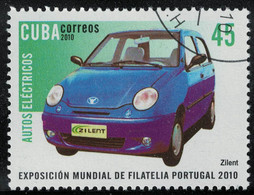 Cuba 2010 Oblitéré Used Voiture électrique Zilent SU - Usados