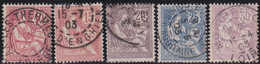 France    .  Y&T    .   124/128      .   O     .    Oblitéré - Used Stamps