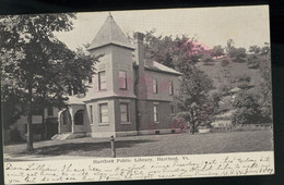 Hartford Connecticut, Public Library 1909 Original Postcard Undivided Back - Hartford